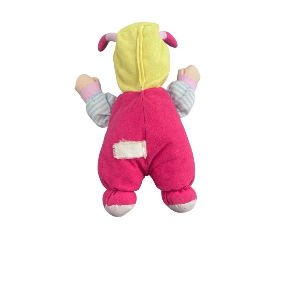 Goldberger LOVE BUG BEE HAPPY 11” Adorable Baby Vinyl Face Cuddle Doll Pastel